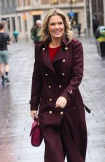 CHARLOTTE HAWKINS Arrives at Classic FM Studios 12/13/2024