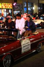 CHELSEA TAVARES and KYLEE RUSSELL at Hollywood Christmas Parade in Los Angeles 12/01/2024
