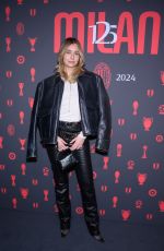 CHIARA CAPITANI at 125th Anniversary of Football Team AC Milan party at Armani Theatre in Milan 12/16/2024