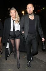 CHLOE SIMS Arrives at Vas J Morgan British Fashion Awards Afterparty in London 12/02/2024