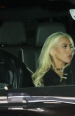 CHRISTINA AGUILERA Leaves a Hotel in West Hollywood 12/31/2024
