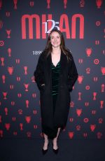 CHRISTY GRIMSHAW at 125th Anniversary of Football Team AC Milan party at Armani Theatre in Milan 12/16/2024