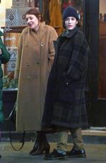 CLAIRE DANES and LIZZY CAPLAN Out for Dinner in New York 12/22/2024