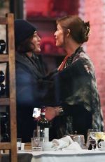 CLAIRE DANES and LIZZY CAPLAN Out for Dinner in New York 12/22/2024