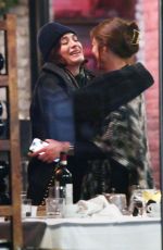 CLAIRE DANES and LIZZY CAPLAN Out for Dinner in New York 12/22/2024