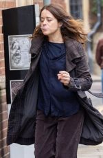 CLAIRE FOY on the Set of Her New Movie H is for Hawk 12/19/2024