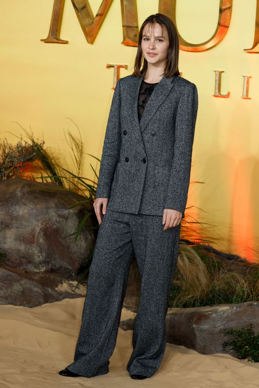 CLARA RIGAARD at Mufasa: The Lion King UK Premiere at Cineworld Leicester Square in London 12/11/2024
