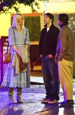 CLAUDIA SCHIFFER Leaves Matsuhisa in Beverly Hills 12/08/2024