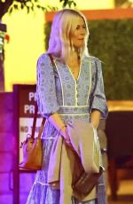 CLAUDIA SCHIFFER Leaves Matsuhisa in Beverly Hills 12/08/2024