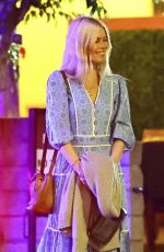 CLAUDIA SCHIFFER Leaves Matsuhisa in Beverly Hills 12/08/2024