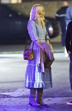CLAUDIA SCHIFFER Leaves Matsuhisa in Beverly Hills 12/08/2024
