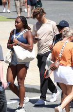 COCO GAUFF and Taylor Fritz Out in Perth 12/26/2024