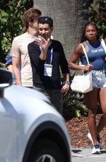 COCO GAUFF and Taylor Fritz Out in Perth 12/26/2024