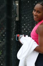COCO GAUFF at Training Court at RAC Arena in Perth 12/29/2024
