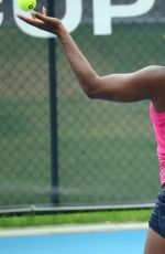 COCO GAUFF at Training Court at RAC Arena in Perth 12/29/2024