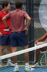 COCO GAUFF at Training Court at RAC Arena in Perth 12/29/2024