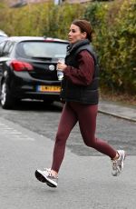COLEEN ROONEY Running to a Early Morning Gym Session in Cheshire 12/16/2024