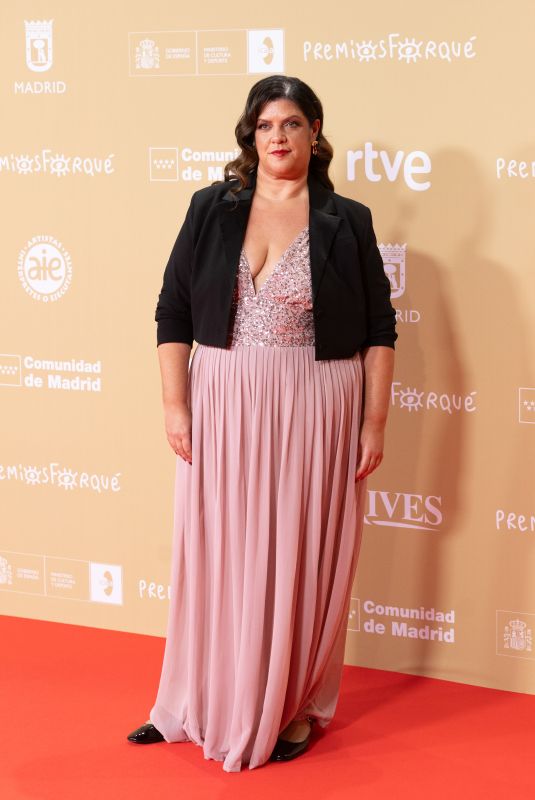 CORIA CATILLO at 30th Jose Maria Forque Awards in Madrid 12/14/2024