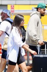 COSTEEN HATZI and Nick Kyrgios Arrives at Brisbane Airport 12/28/2024