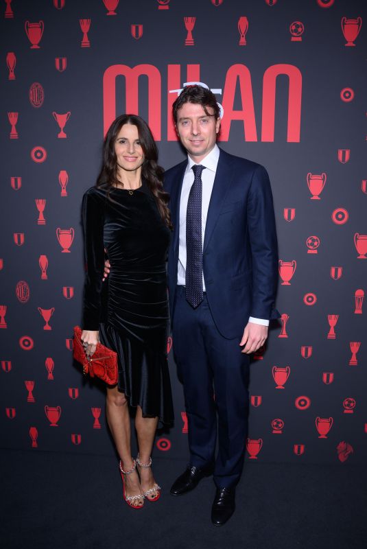 CRISTINA DE PIN at 125th Anniversary of Football Team AC Milan party at Armani Theatre in Milan 12/16/2024