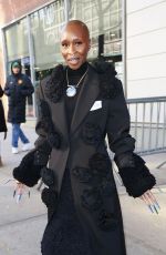 CYNTHIA ERIVO Out Promotes Wicked in New York 12/02/2024