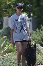 DAKOTA JOHNSON Walks Her Dog Out in Malibu 12/19/2024