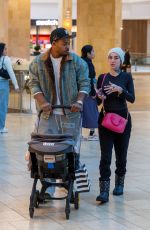 DANIELLE BREGOLI and Le Vaughn Out Shopping with Their Baby in Woodland Hills 12/16/2024