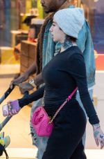 DANIELLE BREGOLI and Le Vaughn Out Shopping with Their Baby in Woodland Hills 12/16/2024
