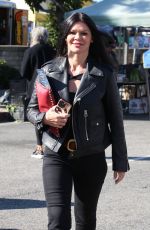 DANIELLE VASINOVA at a Local Farmers Market in Studio City 12/15/2024