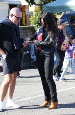 DANIELLE VASINOVA at a Local Farmers Market in Studio City 12/15/2024