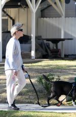 DEE WALLACE Out with Her Dog in Los Angeles 12/26/2024