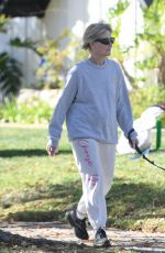 DEE WALLACE Out with Her Dog in Los Angeles 12/26/2024