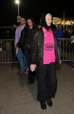 DELILAH and AMELIA HAMLIN Arrives at Billie Eilish Concert at Kia Forum in Inglewood 12/17/2024