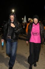DELILAH and AMELIA HAMLIN Arrives at Billie Eilish Concert at Kia Forum in Inglewood 12/17/2024