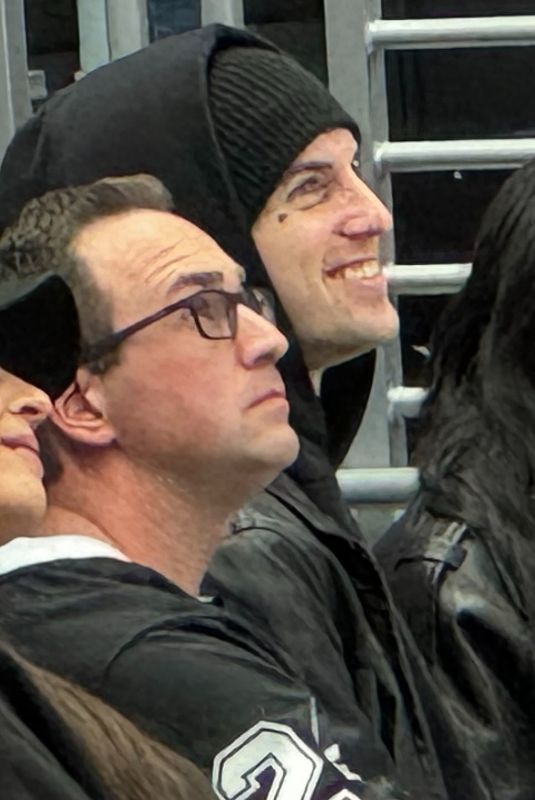 DEMI LOVATO and Jutes at LA Kings Game 12/28/2024