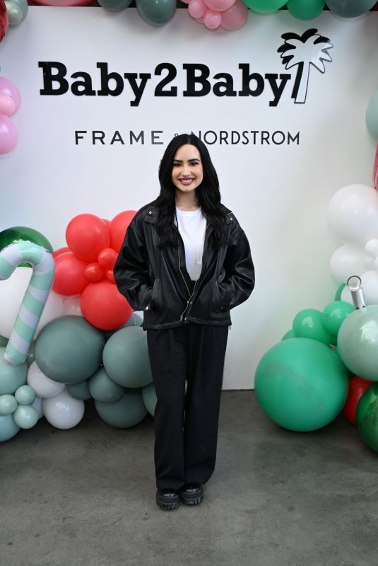 DEMI LOVATO at 2024 Baby2Baby Holiday Distribution at BMO Stadium in Los Angeles 12/03/2024