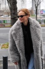 DIANE KRUGER Arrives at Radio France Inter Studios in Paris 12/11/2024