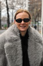 DIANE KRUGER Arrives at Radio France Inter Studios in Paris 12/11/2024