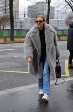 DIANE KRUGER Arrives at Radio France Inter Studios in Paris 12/11/2024