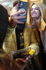 DIDI ROMERO Stops for Fans at Times Square in New York 12/28/2024