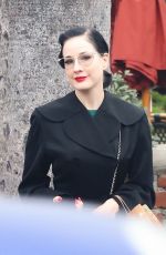DITA VON TEESE Heading to a Pilates Class in Los Feliz 12/24/2024