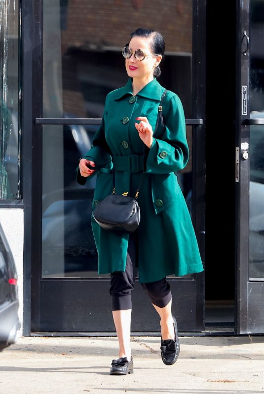 DITA VON TEESE Leaves Yoga Session in Los Angeles 11/30/2024