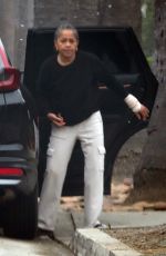 DORIA RAGLAND Spotted with Bandaged Arm Ahead of Christmas in Los Angeles 12/24/2024