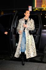 DUA LIPA Arrives at CBS Studios in New York City 12/12/2024