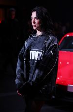 DUA LIPA Arrives at Puma Speedcat Launch Celebration Photocall in Milan 12/10/2024