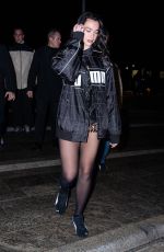 DUA LIPA Arrives at Puma Speedcat Launch Celebration Photocall in Milan 12/10/2024