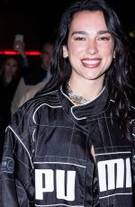 DUA LIPA Arrives at Puma Speedcat Launch Celebration Photocall in Milan 12/10/2024