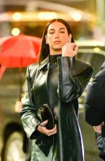 DUA LIPA Leaves Late Show With Stephen Colbert in New York City 12/11/2024