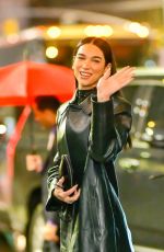 DUA LIPA Leaves Late Show With Stephen Colbert in New York City 12/11/2024