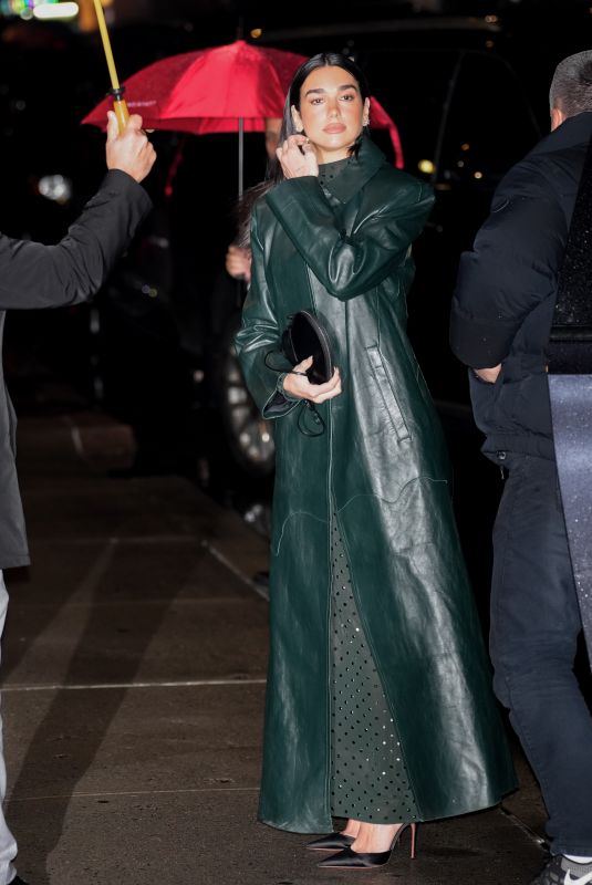 DUA LIPA Night Out in New York City 12/11/2024